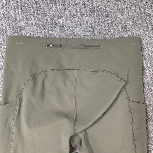 Lululemon Leggings Womens 6 Sage Speed Up Full On Luxtreme Wicking Stash Pockets - Picture 10 of 14